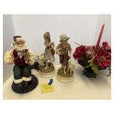 Santa, figurines, etc