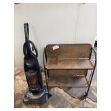 Rolling shelf, vacuum