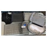 Grilling pans,cool rack, platters