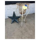 Plant stand, star