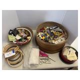 Sewing notions, embroidery hoops