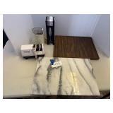 Marble cut board, frother, sharpener etc