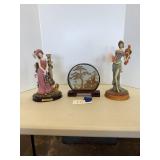 Lady figurines, Chinese diarama