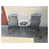 Patio chairs & table
