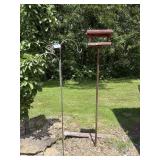 Shepherds hook, Bird feeder stand