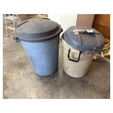 trash cans