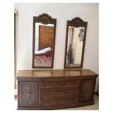 Dresser and mirrors