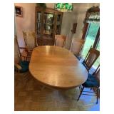 Dining table and chairs