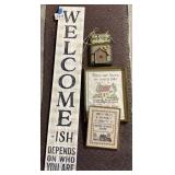 Signs, crosstitch