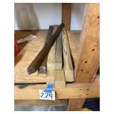 Porch rail slats