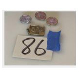 Honda Goldwing pins, key ring