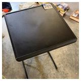 Foam pad, over the bed table