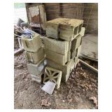 cinder blocks