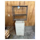 Filing cabinet and shelf