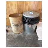 Trash can, barrel
