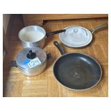 Double boiler, skillets