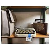 Typewriter, radio