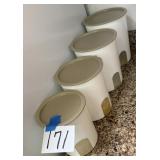 Tupperware canisters