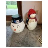 Snowman, penguin