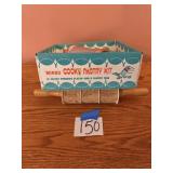 Cooky kit, springerle rolling pin