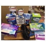 Cleaners, pest repellants, light bulbs, etc