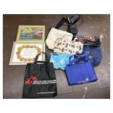 Painting, scripture, bags, lamp