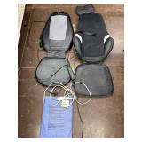 Heating pad, chair massagers