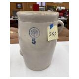 Crock butter churn