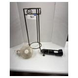 Plant stand, vac, fan