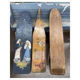 Wooden ironing boards