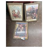 Framed Boy Scout Norman Rockwell posters