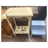 Side table, step stool