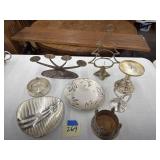 Silver tone dishes