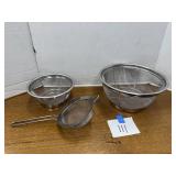 Metal strainers