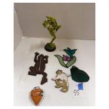 Frogs, suncatchers