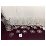 Stemware, Iris & Herringbone vase