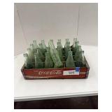 Coca Cola crate with bottles