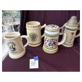 Steins, mustache mug