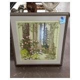 Framed embroidery