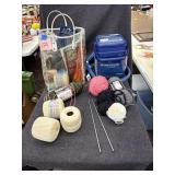 Ice pack, sewing items