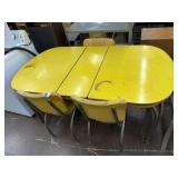 Vintage dining table and chairs