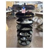 Stacking bolt pyramid with hardware