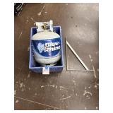 Propne cylinder, crate, bracket