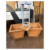 Planters, plant stand