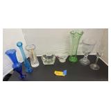 Colored glass, lead glass, souvenir, etc