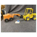 Tonka fork lift, road grader