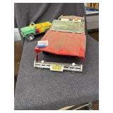 Nylint truck, Crusader 101 convertible, Tonka jeep