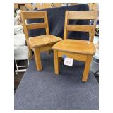 Children;s wooden chairs