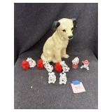 Dog and dog and hydrant shakers