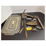 Vintage tools, kitchen items